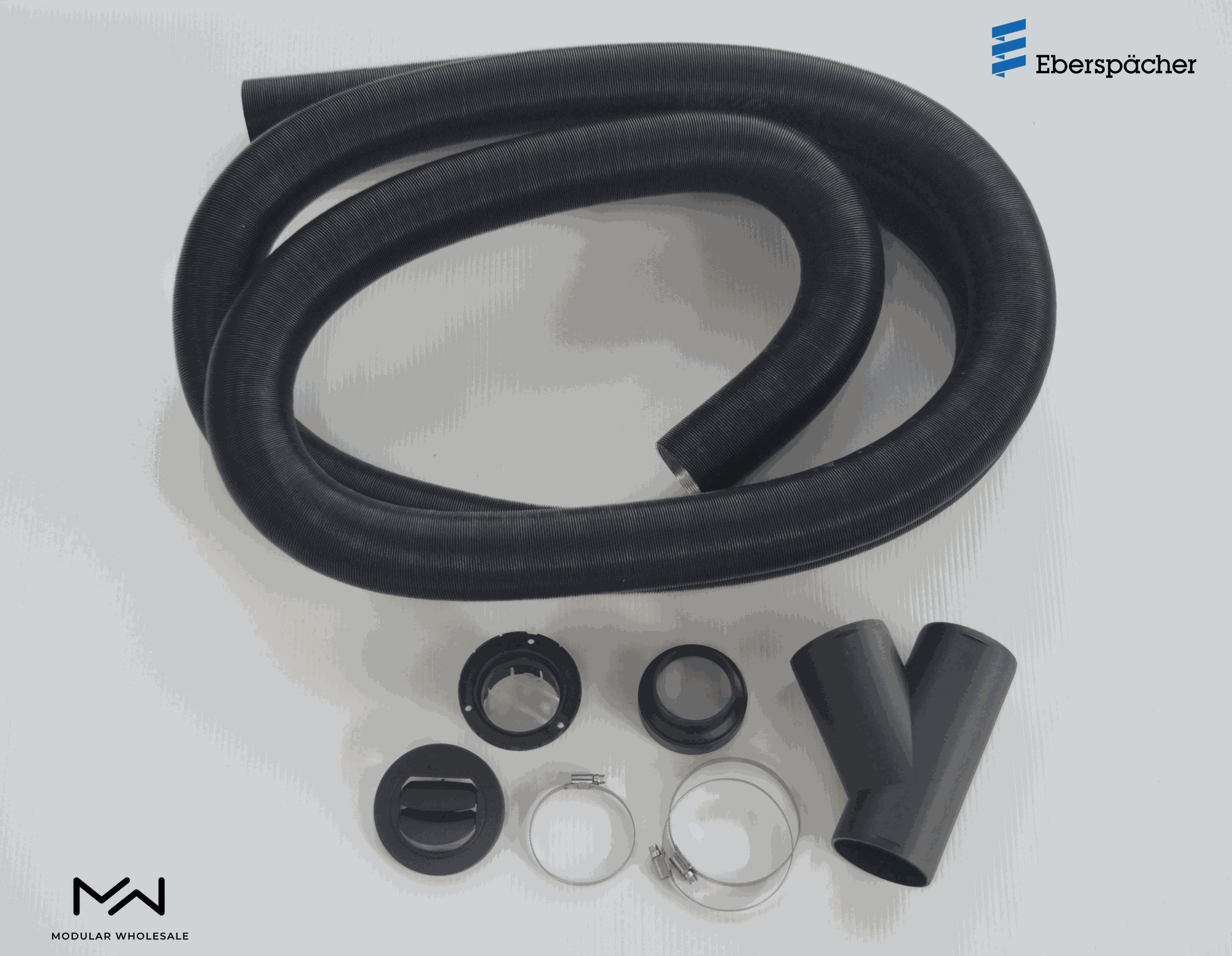 Flexible Aluminum Foil Diesel Heater Ducting Kit - 75mm Extension For Eberspacher, Webasto, Chinese 5KW Heaters